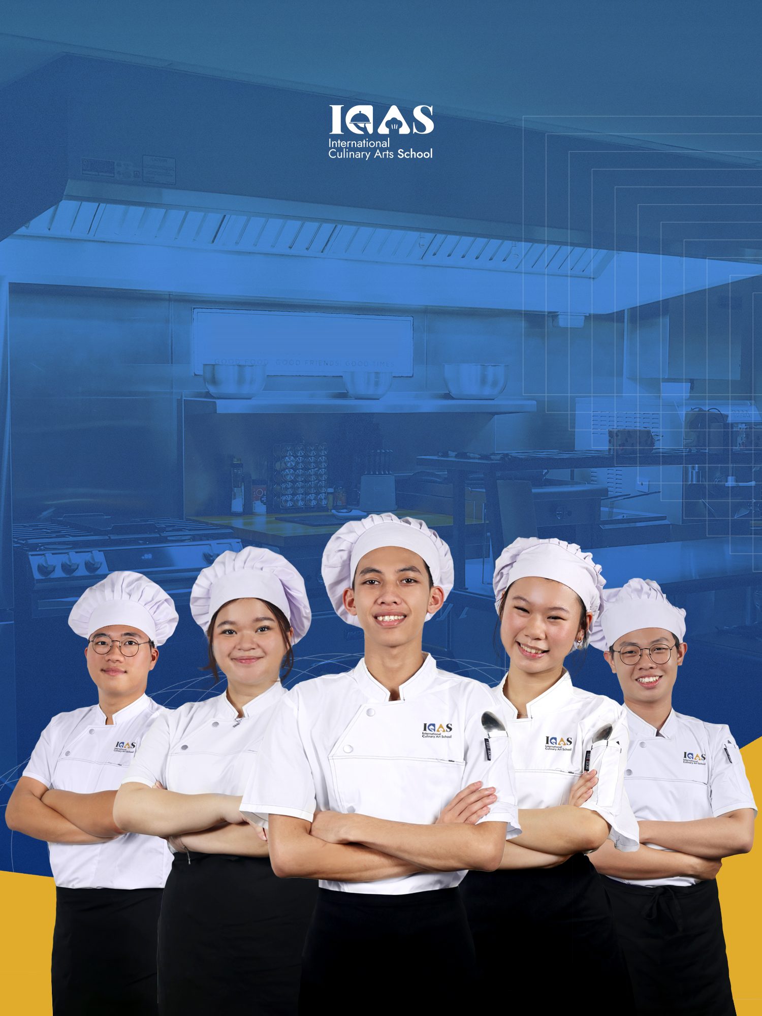 ICAS chef graduates in the kitchen